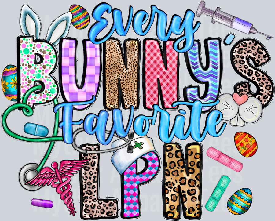 Every Bunny's Favorite LPN Nurse Easter