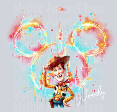 Woody Disney Castle Disney Character