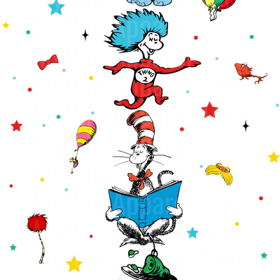 Dr Suess DTF Transfer