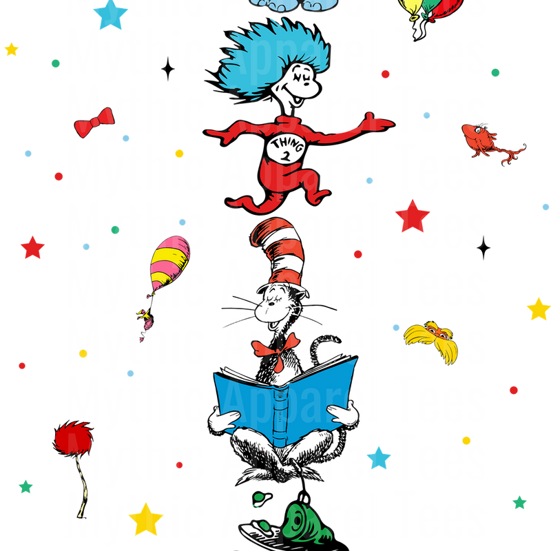Dr Suess DTF Transfer