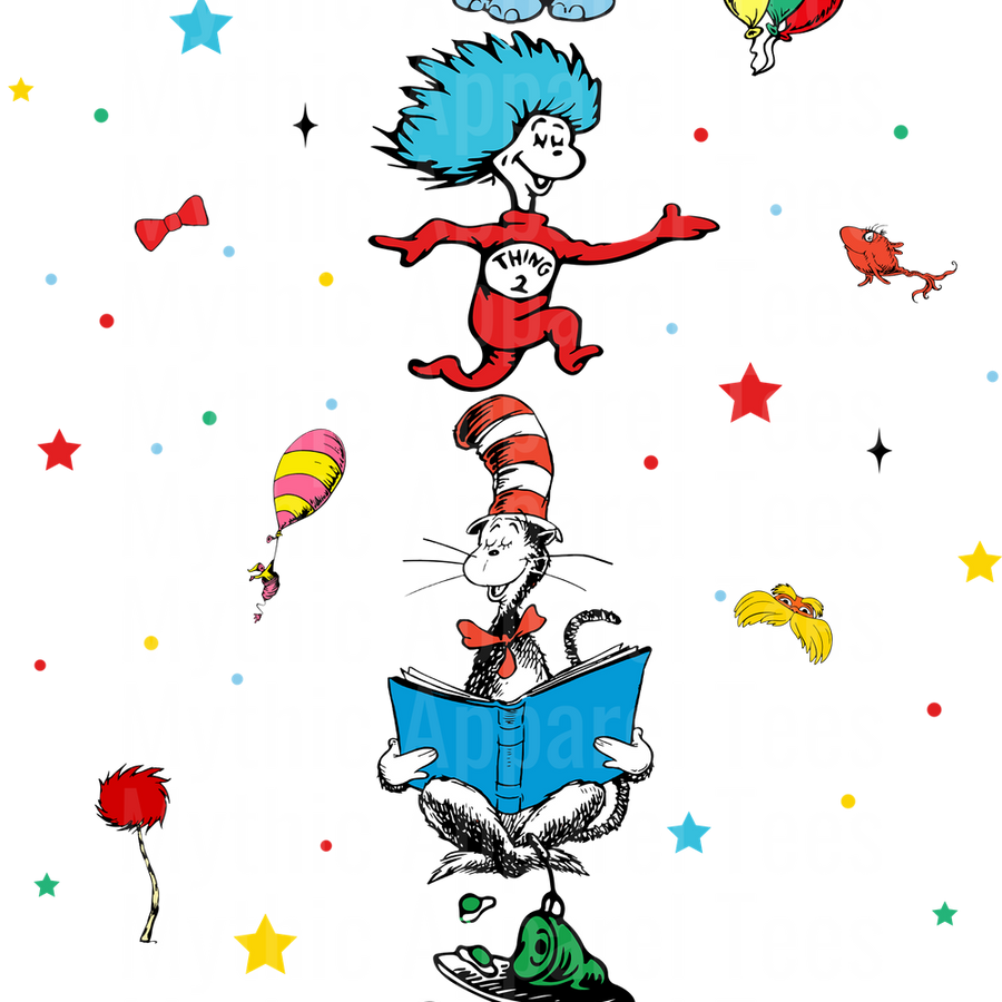 Dr Suess DTF Transfer