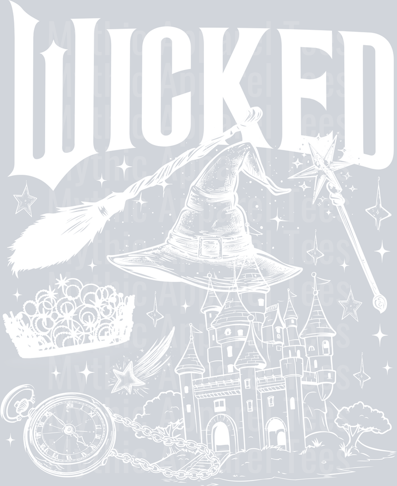 Retro Vintage Wicked Movie  DTF Wicked Transfers