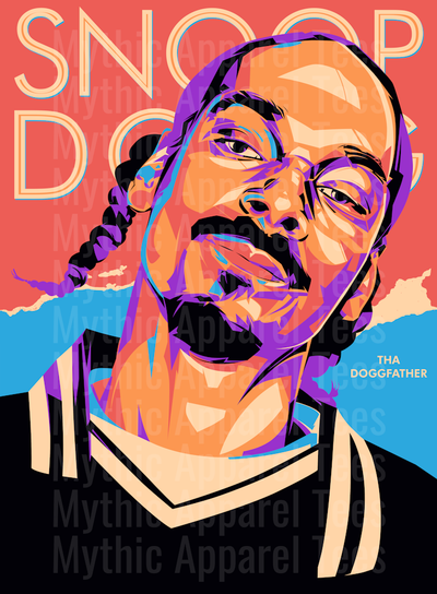 SNOOP DOGG THA DOGGFATHER Rapper Pop Culture Rap Legend DTF Rapper Transfers
