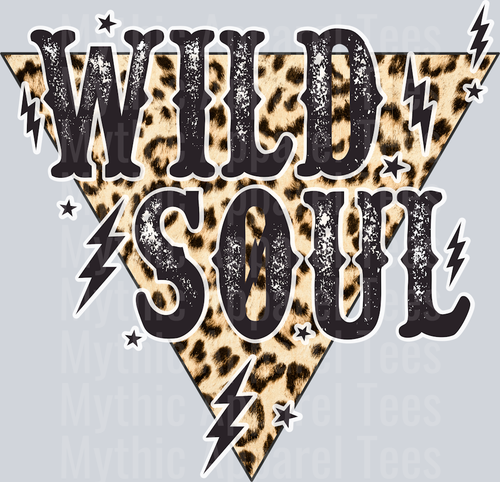 Wild Soul Leopard Print Lightning bolts Western