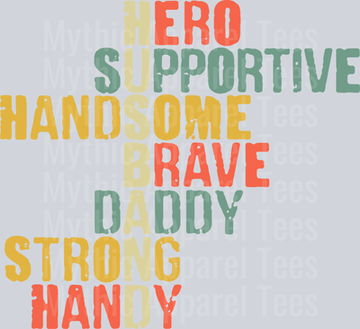 Husband Word Art DTF Husband Transfers