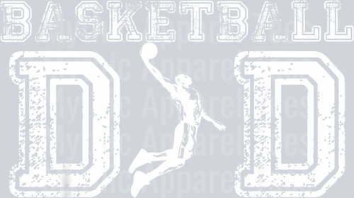 12 Basketball Dad Tshirt Fathers Day Gift For Daddy Papa Father T-Shirt