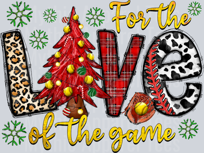 For The Love Of The Game Softball