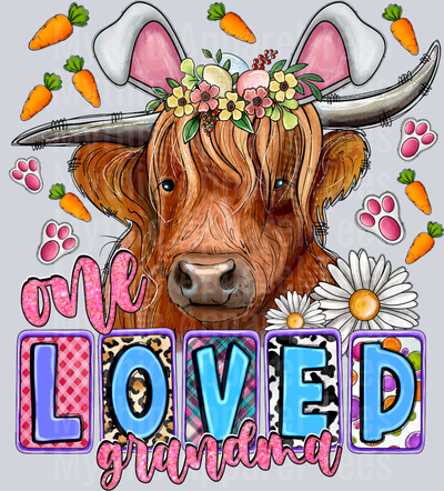 One Loved Grandma Western Easter