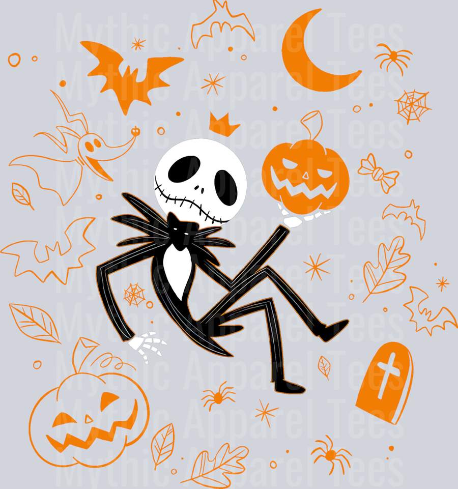 Jack Skellington Disney King Dark Silhouette Color Splash Crystal Ball Vision