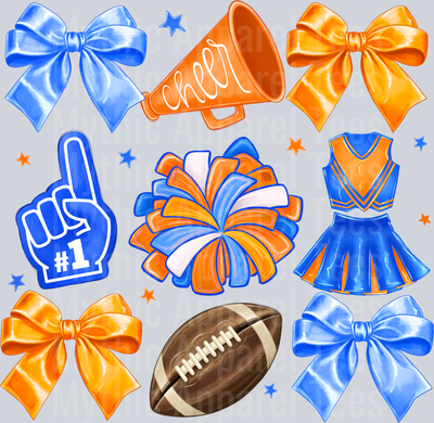 Cheer Bow Orange