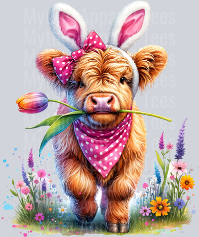 Easter Highland Cow