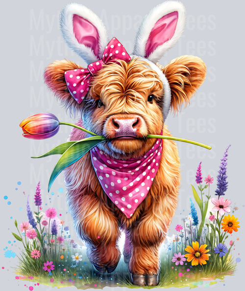 Easter Highland Cow