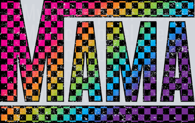 Rainbow Checker Mama