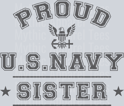 AZ1300 NAVY Proud US Navy Sister
