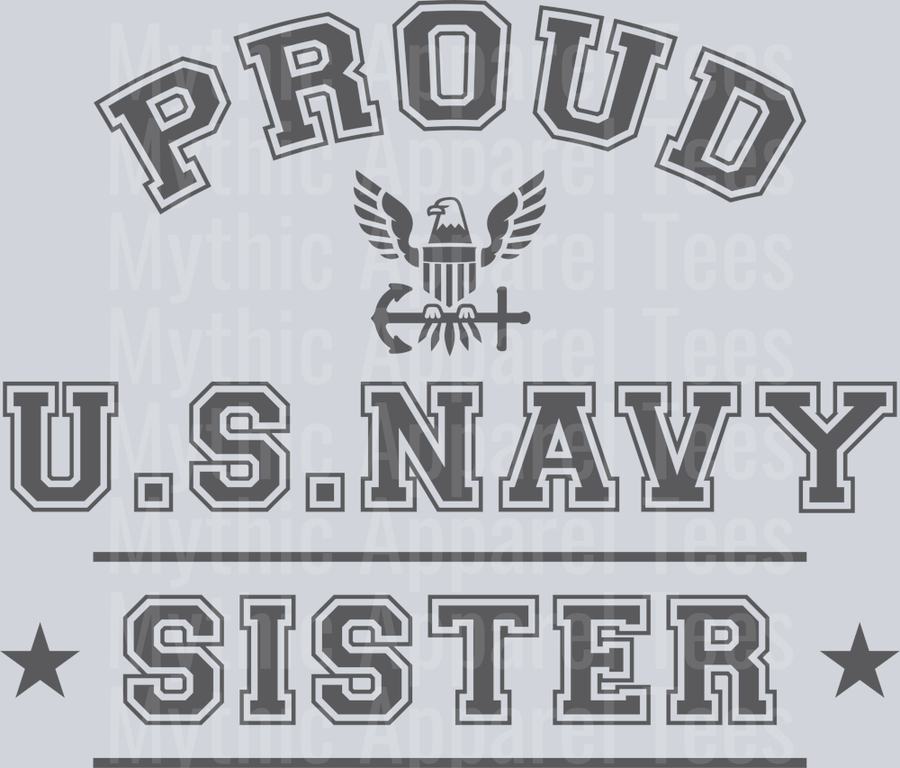 AZ1300 NAVY Proud US Navy Sister