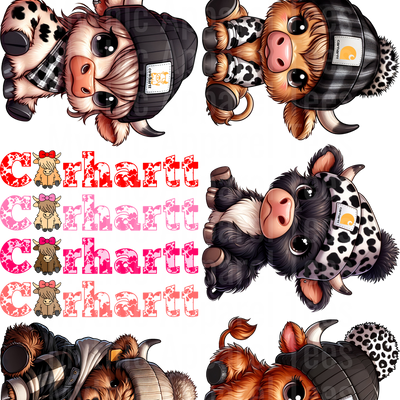 CARHARTT 3 GANG SHEET 10 FULL SIZE IMAGES