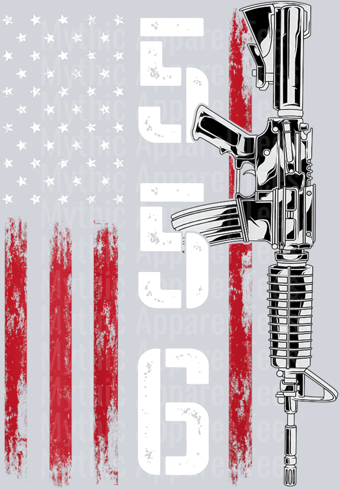 AR15 Rifle 2nd Amendment 556 - Ar-15 Gifts Men Women (BACK) T-Shirt (1) PRO 2nd