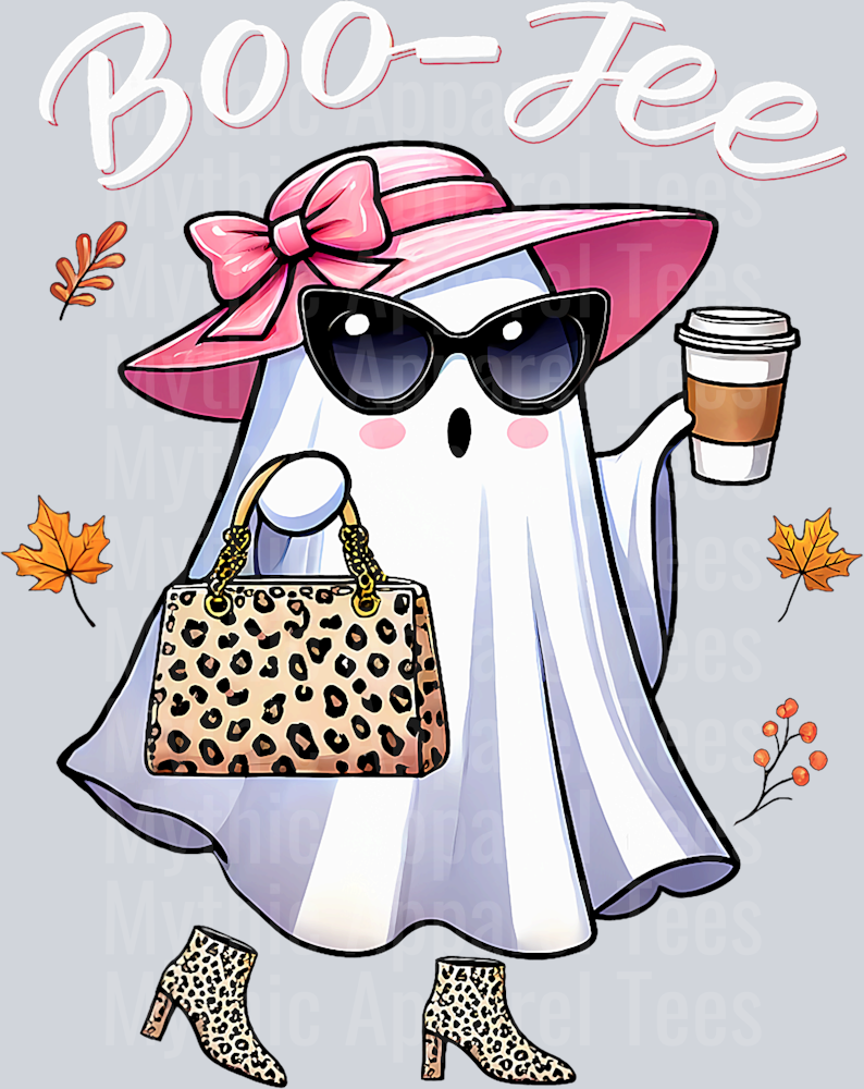 Cute Funny Boo-Jee Ghost Halloween Boujee Women Girls T-Shirt