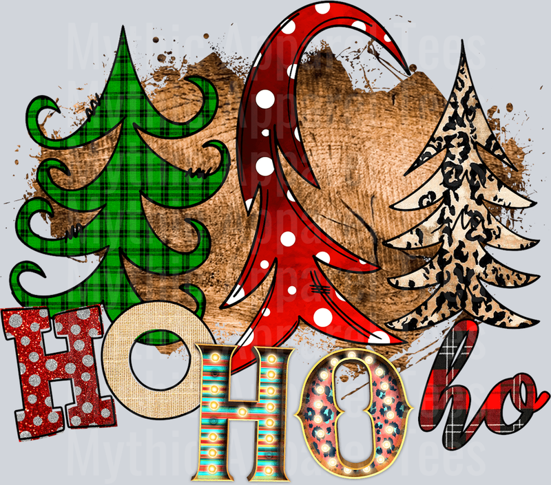 HOHOHO Dtf Christmas Transfers