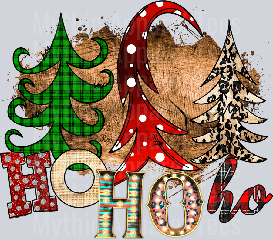 HOHOHO Dtf Christmas Transfers
