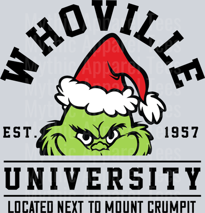 Whoville University red