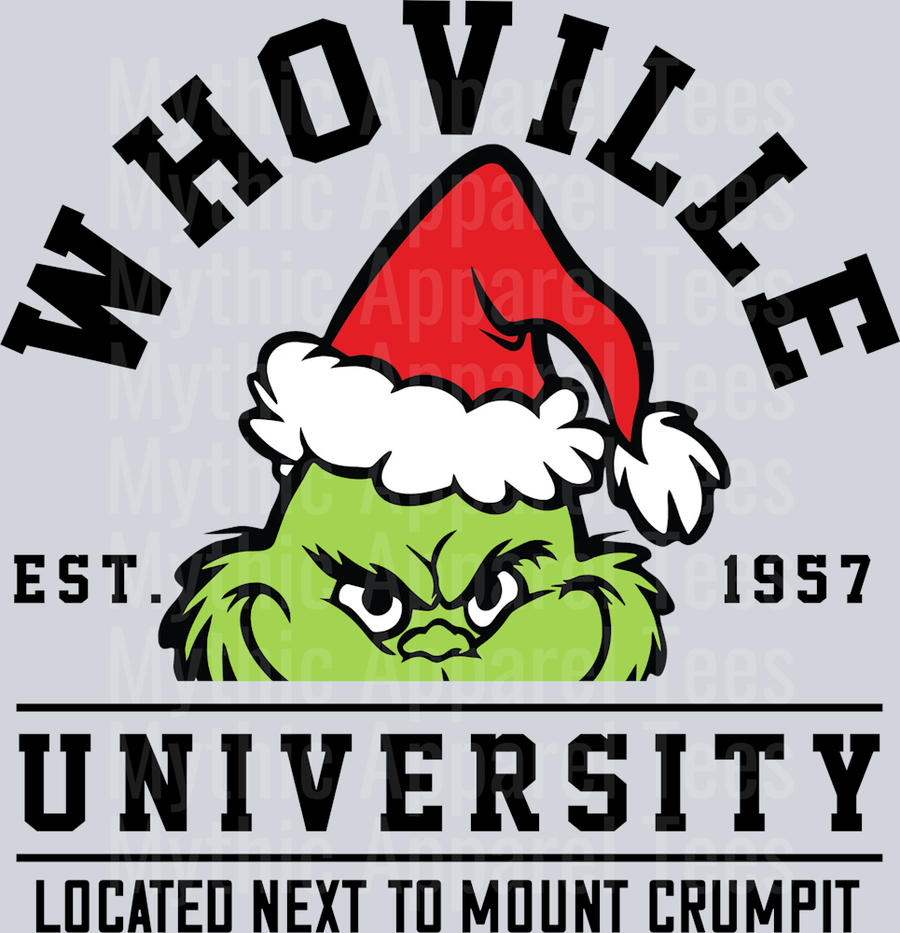 Whoville University red