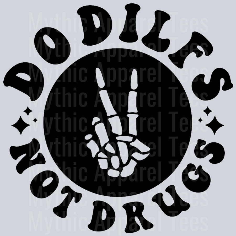 Do Dilfs Not Drugs Pocket Design Wavy Retro Funny Designs