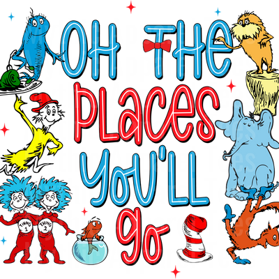 Dr Suess DTF Transfer