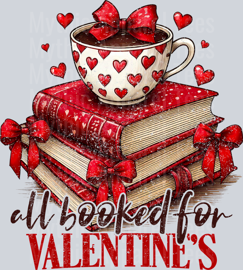 All Booked for Valentines Day Book Style Combo Valentines Day Design