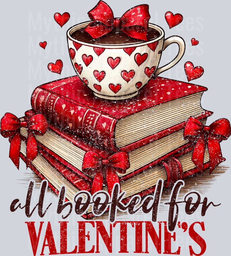 All Booked for Valentines Day Book Style Combo Valentines Day Design