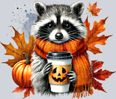 fall raccoon