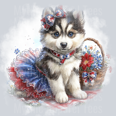 ED-MD-WTC-S312-19 Siberian Husky 01 - Shirt
