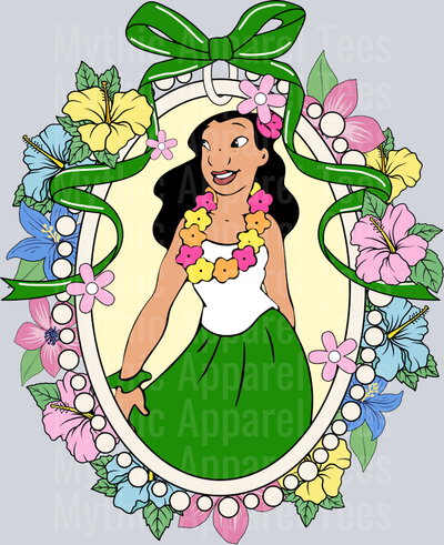 Nani Lilo and Stitch Mirror Bracelet frame DTF Disney Transfers