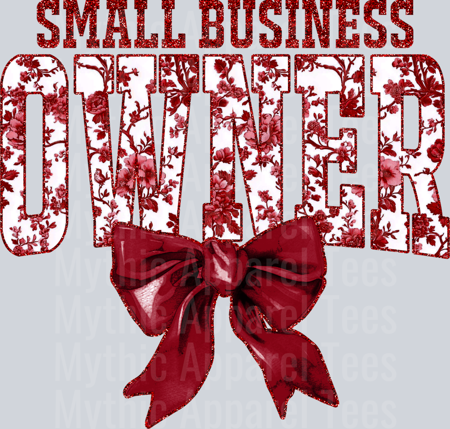 Maroon Small Business Owner
