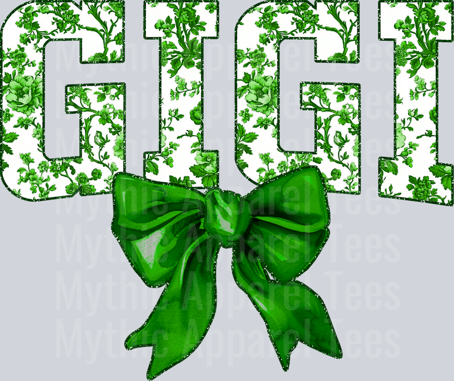 Green Toile Gigi