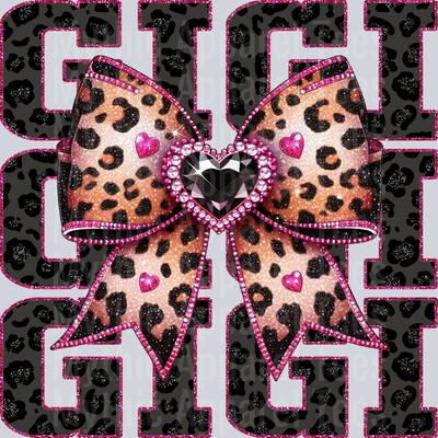 Leopard Bow Gigi