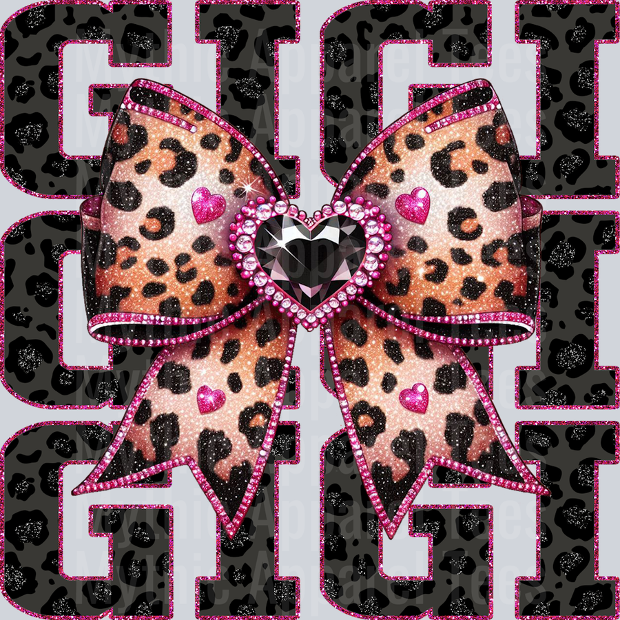 Leopard Bow Gigi