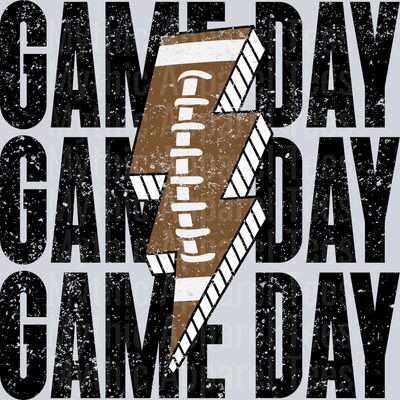 Football Game Day Stacked School Spirit & Sports