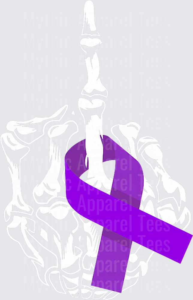 Fuck Pancreatic Cancer Middle Finger Pancreatic Cancer T-Shirt