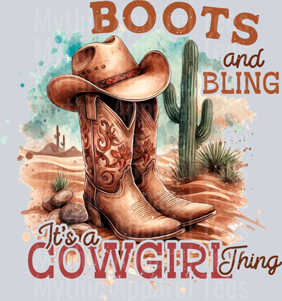 Boots and bling it's a cowgirl thing Cowgirl Western