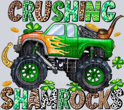 Crushing Shamrocks Monster Trucks St Patrick's Day