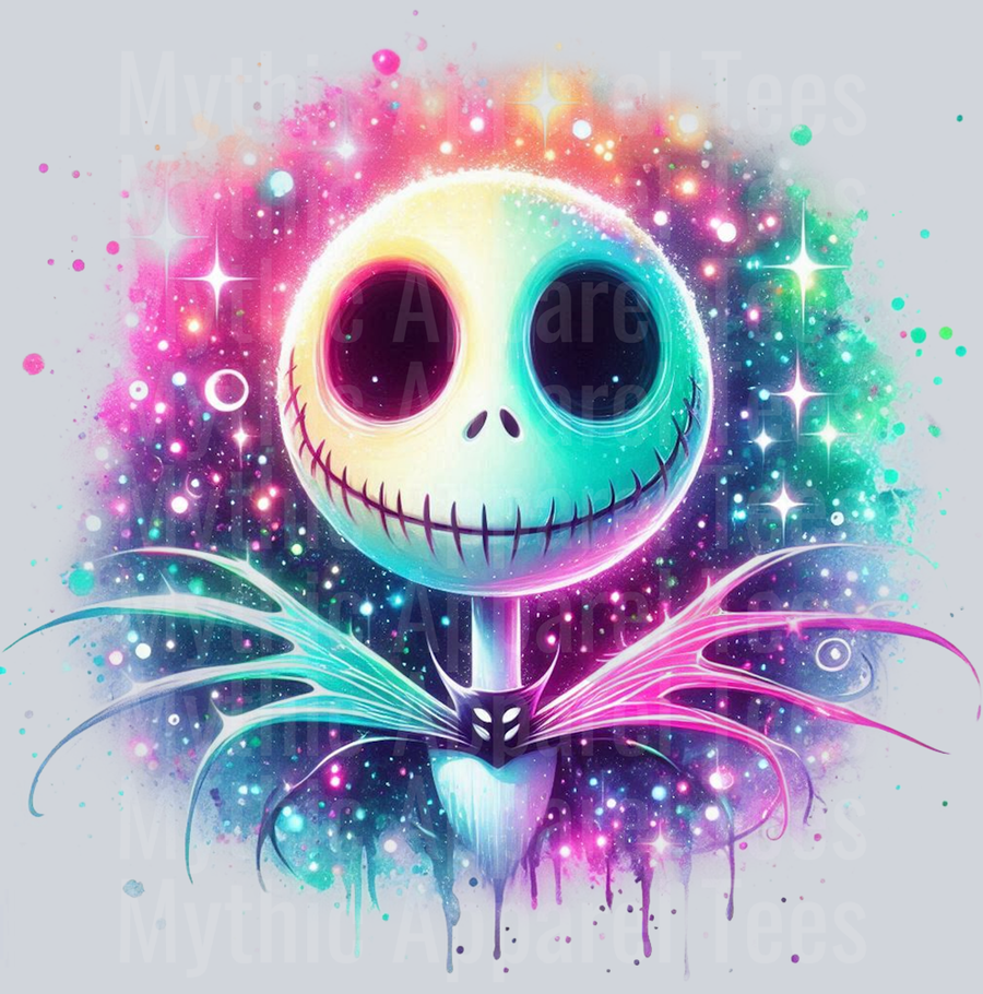 Jack Skellington Disney Nightmare Before Christmas 2 Colorful Pop Art Pop Culture Cosmic style