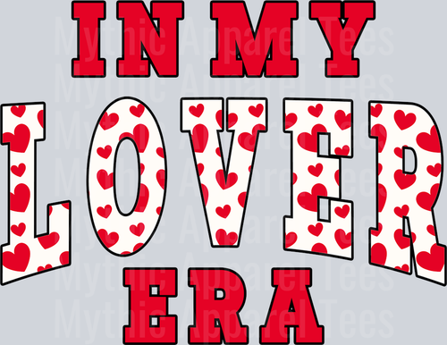 In My Lover Era Wavy Retro Funny Designs Valentines Day