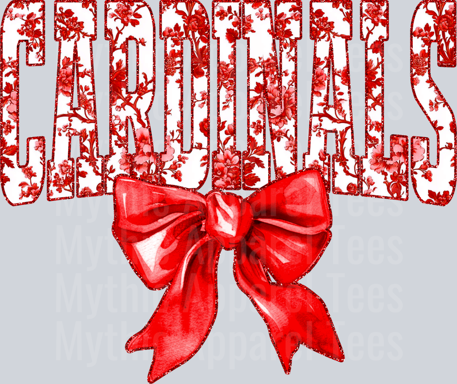 Red Cardinals St Louis Cardinals Bow School Spirit & Sports MLB