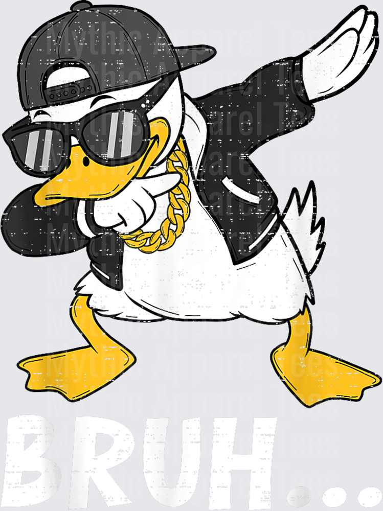 Jeep Ducks Dabbing Duck Bruh Snapback Sunglasses Gold Chain