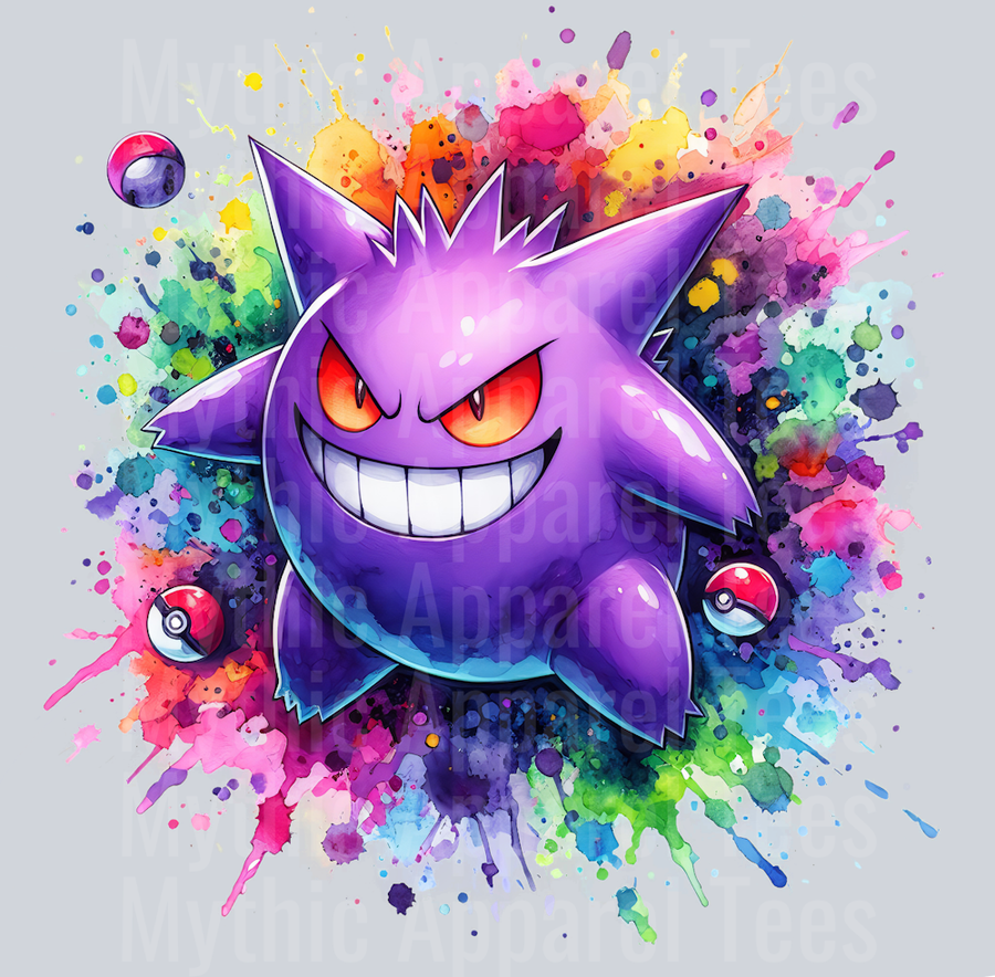 gengar 2 Color Splash Pokemon Pop Culture