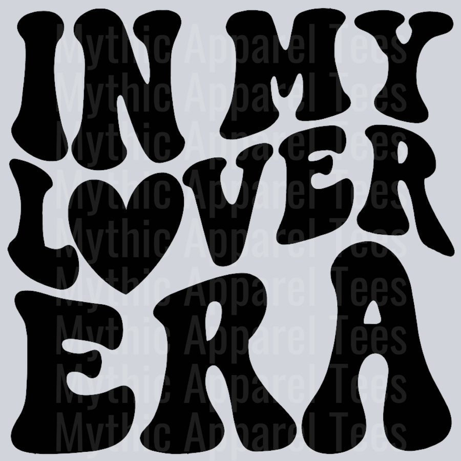 In My Lover Era Valentines Day Wavy Retro Funny Designs