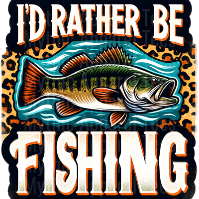 Fishing DTF Transfer