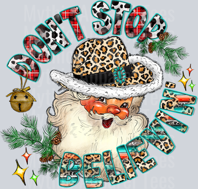Don't Stop Believin Christmas Western