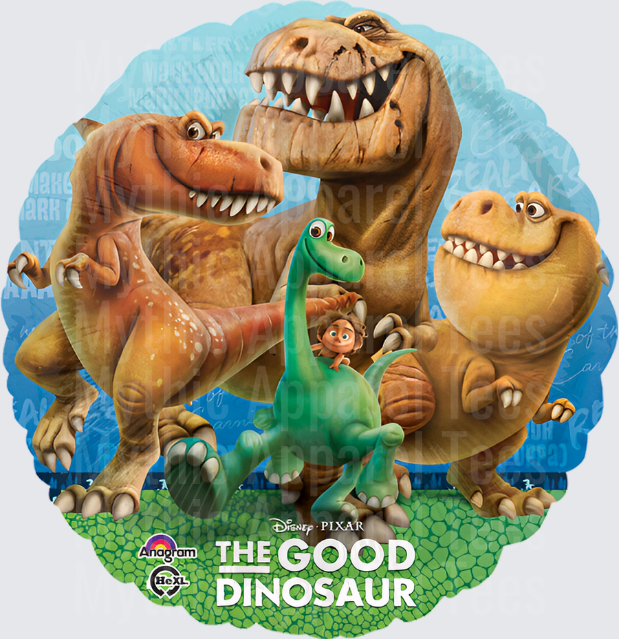 Disney Pixar The Good Dinosaur Arlo Spot and T-Rex Ranch Family Group Circle Design